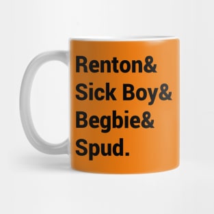 Trainspotting List Mug